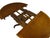 1960s Regency Style Inlaid Dining Table For Sale In Boston - Image 6 of 13