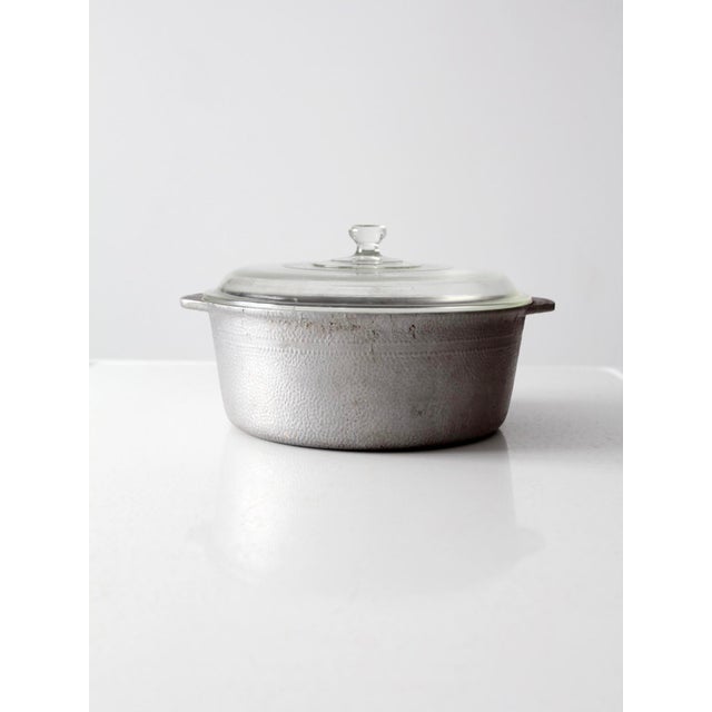 MidCentury Hammered Aluminum Casserole Dish Chairish