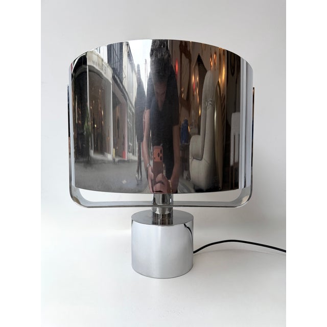 Pair of Lamps Metal by Paolo Caliari for Linea T. Italy, 1970s For Sale - Image 4 of 17