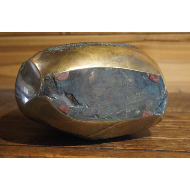 1980s Taos New Mexico Artist Clarke Jensen Bronze Sculpture For Sale - Image 15 of 17