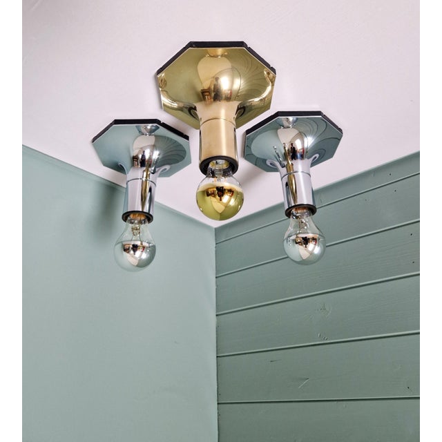 Silver Chrome-Plated Metal Wall Sconces by Motoko Ishii for Staff Leuchten, 1970, Set of 2 For Sale - Image 8 of 15