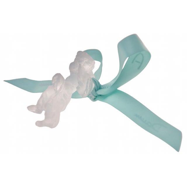 French Daum French Crystal Angel For Sale - Image 3 of 5
