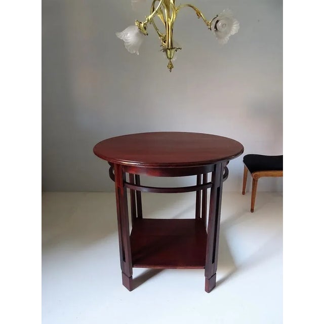 Purple Art Nouveau Viennese Table, 1900 For Sale - Image 8 of 12