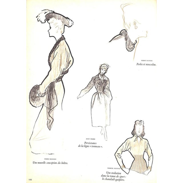 Album Du Figaro 12: Collections d'Hiver Automne 1947 For Sale - Image 16 of 18