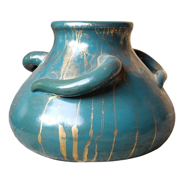 Stoneware Vase by Léon Pointu, Puisaye, 1920s For Sale