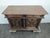 Louis XIII Style Walnut Buffet with Twisted Columns and Pink Marble Top For Sale - Image 4 of 8