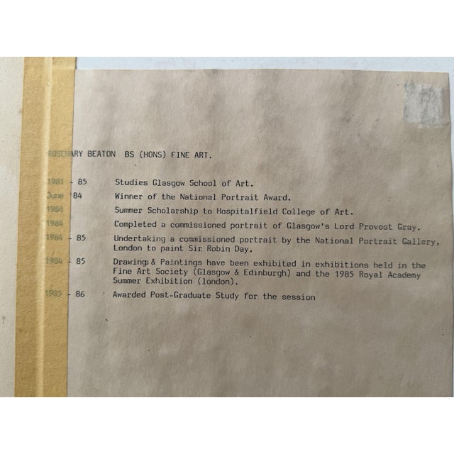 Rosemary Beaton, Landscape, 1985, Mixed Media on Paper For Sale - Image 8 of 10