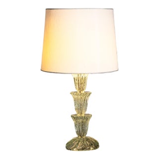 1940s Table Lamp, Attributed to Barovier & Toso For Sale