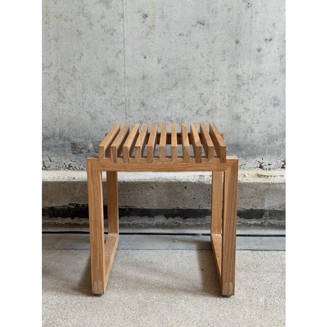 Set of two cutter tables/stool/nightstand designed by Niels Hvass produced by Trip Trap, Denmark 70's. The tables are made...