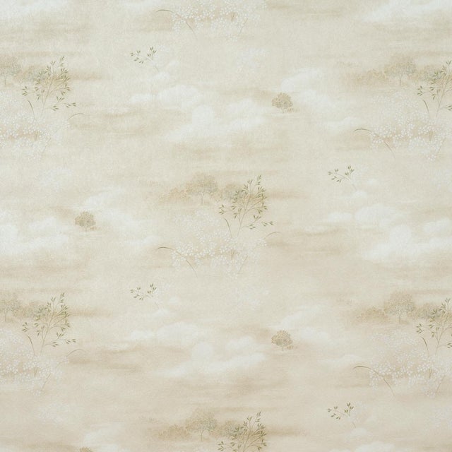 2020s Schumacher Calm Skies Wallcovering In Sage For Sale - Image 5 of 5