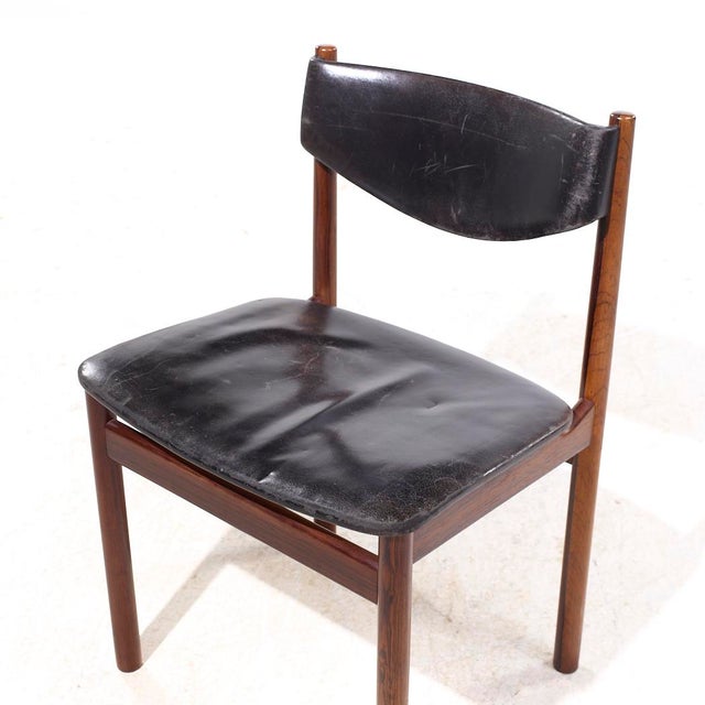 Ejner Larsen & Aksel Bender-Madsen Mid Century Danish Teak Dining Chairs - Set of 4 For Sale - Image 10 of 12