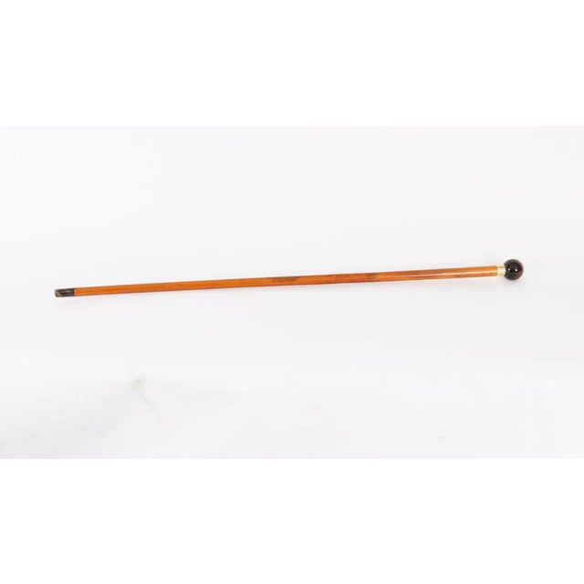 This is a fine and dynamic antique Victorian walking cane with an 18ct gold pommel, with hallmarks for Thomas Johnson,...