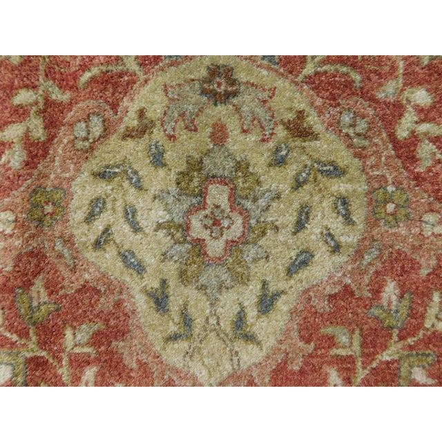 Vintage Hand Knotted Super Fine Indian Rug. 8'x 10' For Sale - Image 16 of 18