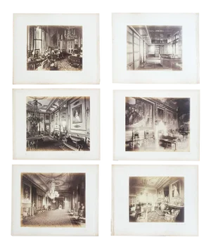 Antique 1880's Frith Photograph London England Palace Interiors - Set of 6