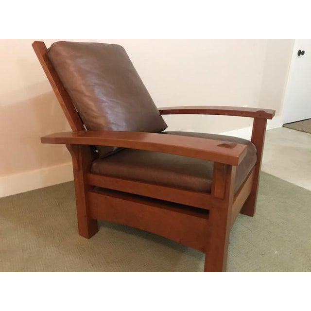 Gus Bow Arm Morris Chair by Stickley Chairish