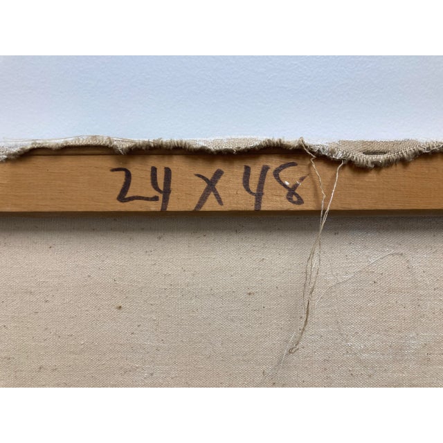 1969 T. Tomiya Vintage Original Surreal Cityscape Painting For Sale - Image 10 of 12