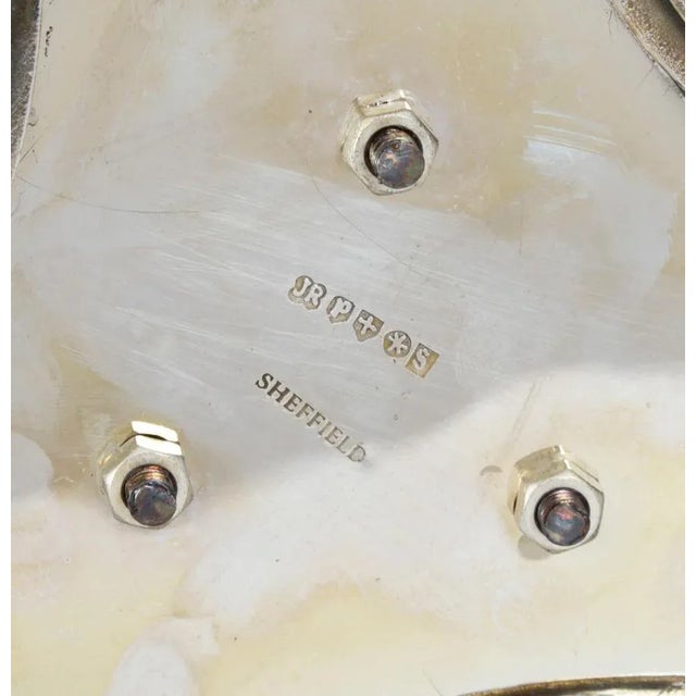 19th Century Surtout de table Silver Plate Cut Glass from John Round & Sons. For Sale - Image 18 of 18