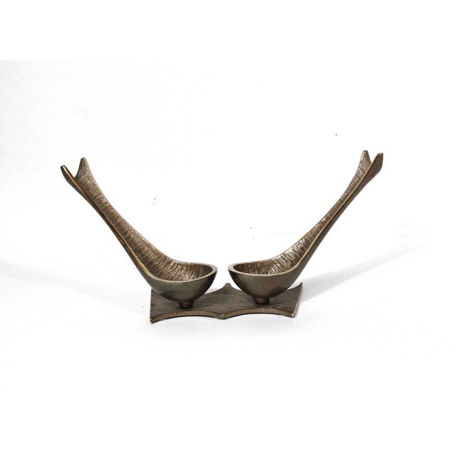 Walter Bosse Austrian Mid 20th Century Double Pipe Holder For Sale - Image 12 of 14