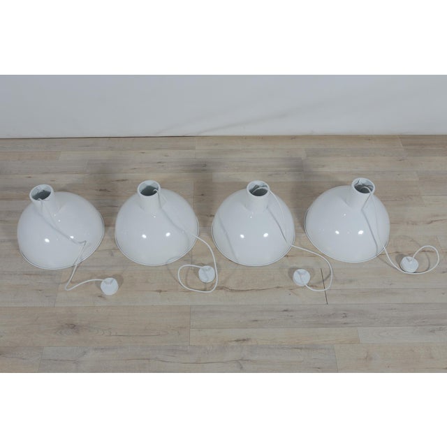 Fog & Mørup Mid-Century Modern Danish Bunker Pendant Lamp by Johannes Hammerborg for Fog & Menup, 1970s For Sale - Image 4 of 17