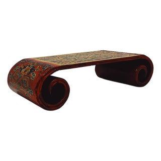 Tibetan Coffee Table, 1980s For Sale