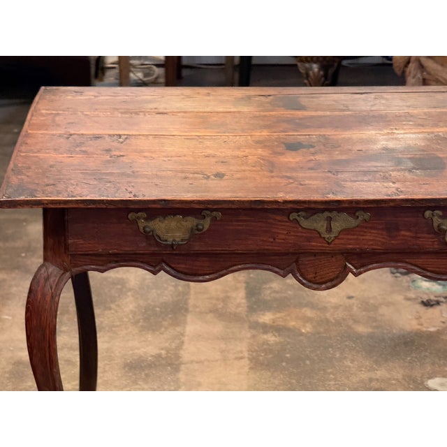 French 19th Century French Oak Side Table For Sale - Image 3 of 11