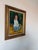 Mid-Century Modern 1970s Vintage E. Weight Portrait of a Girl in Landscape Oil on Canvas Painting, Framed For Sale - Image 3 of 12
