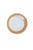 Add a touch of elegance to your entertaining collection with these beautiful hand painted gold ruffled glass dessert...