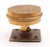 Victorian Victorian Field Pattern Brass Dummy Door Knob For Sale - Image 3 of 4