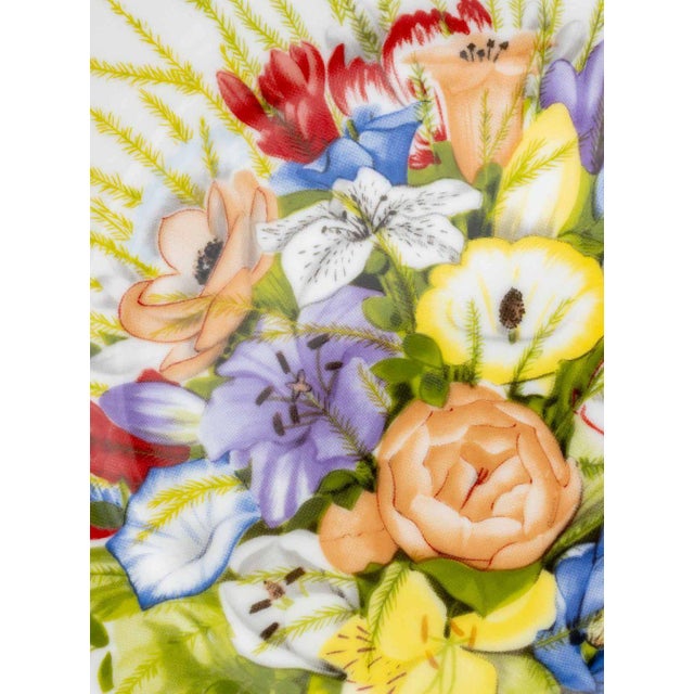 Emilio Bergamin X Taitu "I Fiori" Salad Plates, 24 For Sale - Image 4 of 6