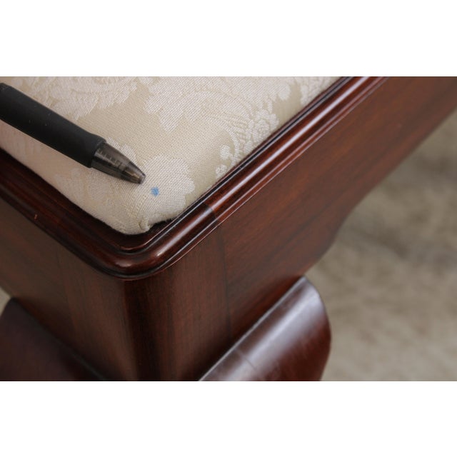 Set of 10 Henkel Harris Cherry Queen Anne Dining Room Chairs For Sale - Image 15 of 18