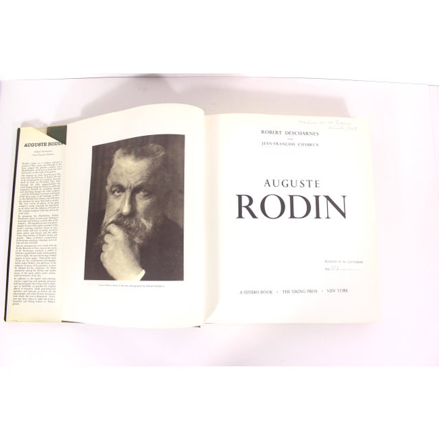 Blue 1967 Auguste Rodin Hard Cover Book For Sale - Image 8 of 15