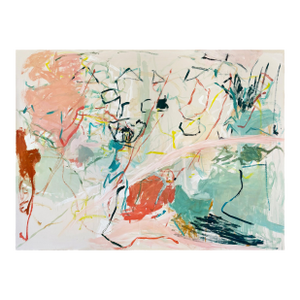Contemporary Abstract Acrylic on Canvas "Atlas" by Macha Poynder