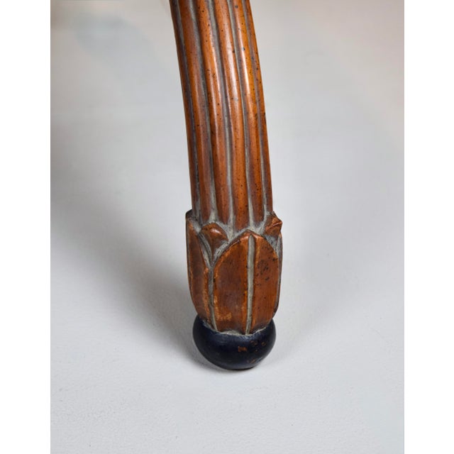 Curule Form Stools / Benches in Leopard Velvet, Circa 1955, Italy For Sale - Image 11 of 13