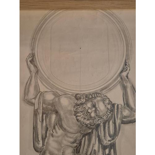 Unknown, Sketches, 1940s, Set of 3 For Sale - Image 10 of 17