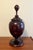 Large Antique 19th Century Pease Ware Turned Mahogany Footed Spice Storage Jar For Sale - Image 4 of 8