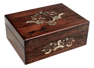 19th Century French Napoleon III Marquetry Box