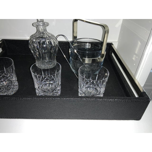 Early 21st Century Snake Print Serving Tray With Polished Chrome Handles For Sale - Image 9 of 12