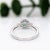 Blue Afghan Tourmaline Ring with Earth Mined Diamond in Solid 14k Gold Oval 5.5x4mm For Sale In Columbus - Image 6 of 8
