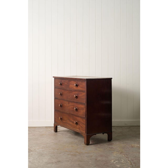 Victorian Two Over Three Mahogany Chest of Drawers (C. 1860)