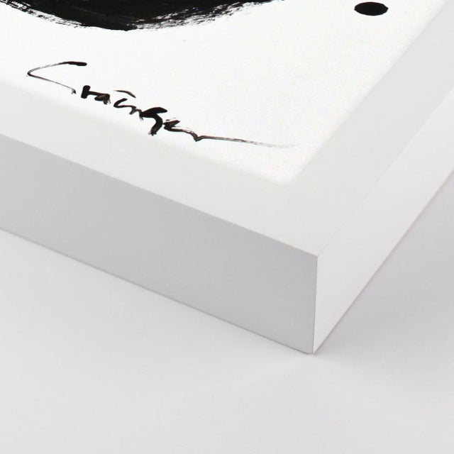 DESCRIPTION: Noir Et Blanc Diptych by Lesley Grainger in White Frame, Small Art Print SPECIFICATIONS: Type: Framed Paper....