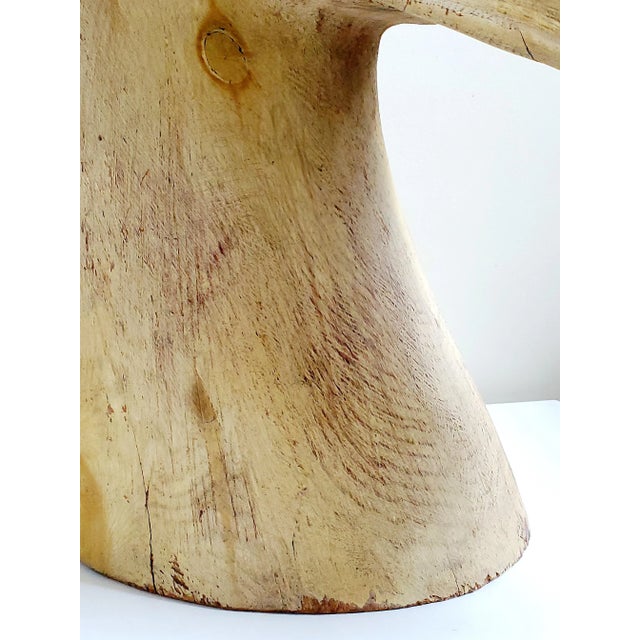 Early 20th Century Hand Carved Wood Camel Head Sculpture For Sale - Image 9 of 13