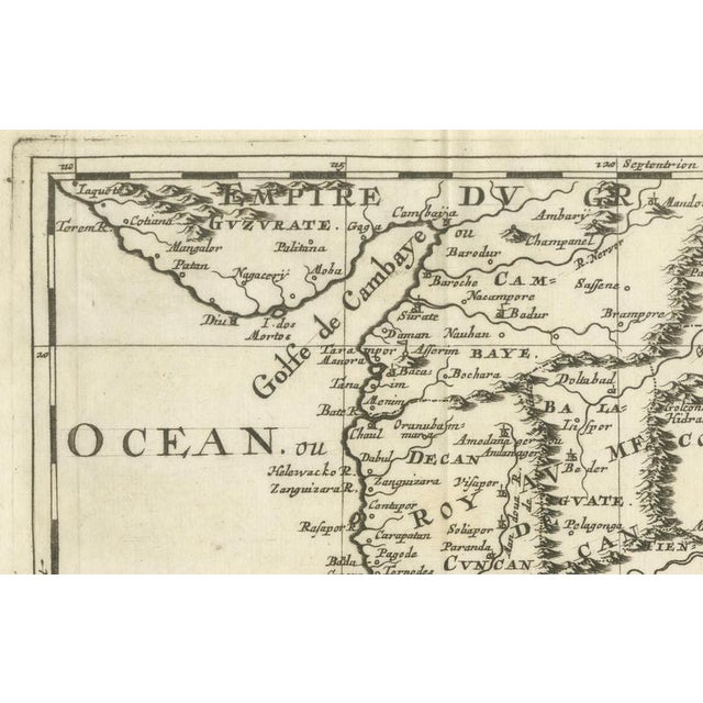 17th Century Southern India Map by Nicolas Sanson, 1683 For Sale - Image 5 of 10