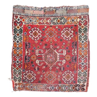 Worn Red Tribal Persian Bagface Rug no. j4213 For Sale