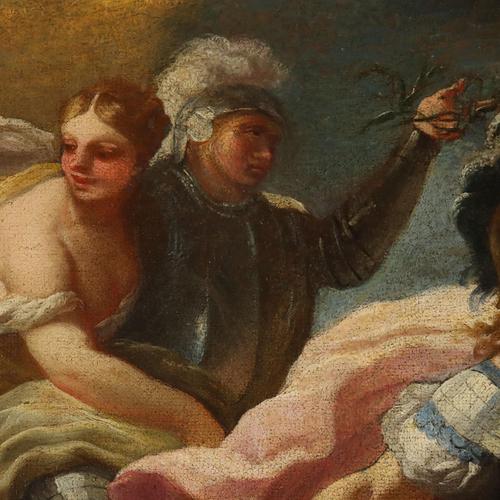 17th Century The Triumph of Alexander the Great, 17th Century, Oil on Canvas For Sale - Image 5 of 13