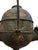 Coffee Late 19th-Early 20th C. Victorian Double Arm "The Angle Lamp Co. Ny" Ceiling Fixture Patinated & Copper Finished Surface For Sale - Image 8 of 12