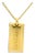 Late 1990s Bulgari 18k Gold Bar Pendant Necklace – 19.5 Grams – Serial 2331 For Sale