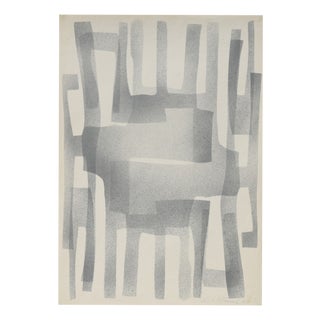 Ernst Bräuer, Composition Grau, 1964, Lithograph For Sale