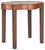 Contemporary Mizell Quatrefoil End Table in Brown For Sale - Image 3 of 4