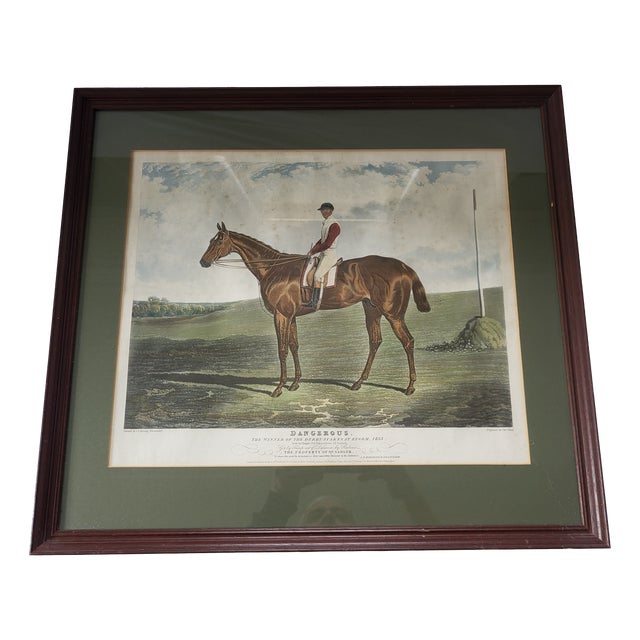 John Frederick Herring Sr, The Winner of the Derby Stakes at Epsom, 1833, Engraving For Sale