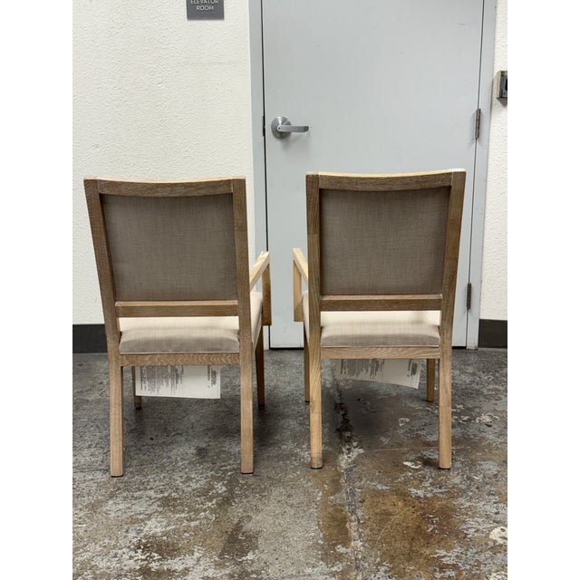 2020s Bassett Furniture BenchMade Samson Arm Chairs, Pair For Sale - Image 5 of 12